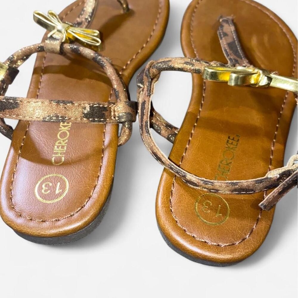 Cherokee Women's Brown and Tan Sandals